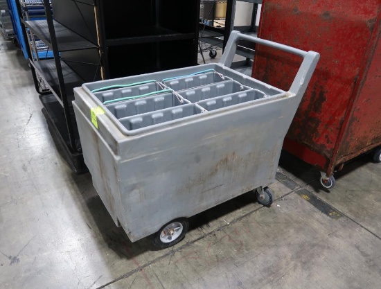 ice transport cart, missing lid