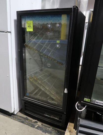 True glass door refrigerated merchandiser
