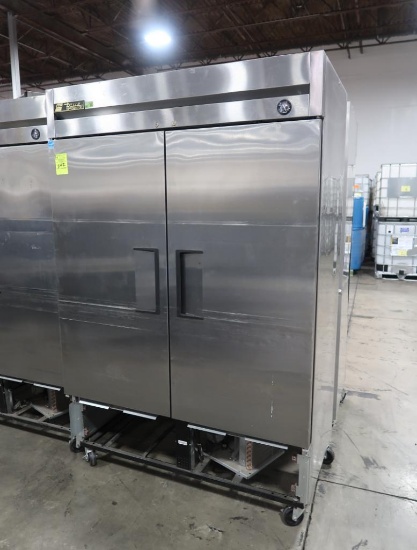 True 2-door stainless refrigerator