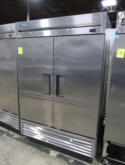 True 2-door stainless freezer