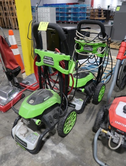 Greenworks pressure washers