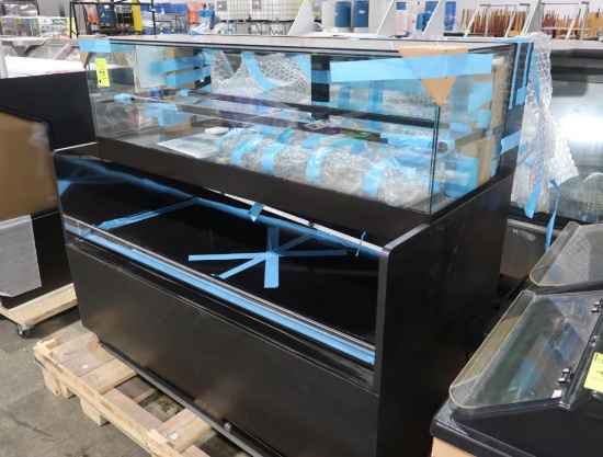 Structural Concepts over-under refrigerated combo merchandiser, self-contained, 6' case, new