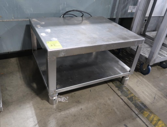 stainless equipment stand w/ undershelf