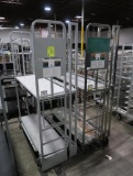 stocking carts w/ folding shelves