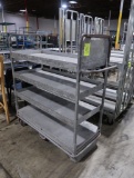 4-tier stocking cart