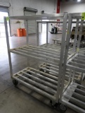 aluminum cooler rack, on casters