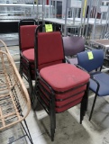 cushioned stackable chairs