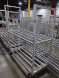 aluminum cooler rack, on casters