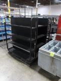 4-sided merchandising unit, mounted on plastic pallet