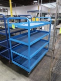 4-tier stocking cart