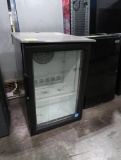 Imbera glass-door refrigerated merchandiser w/ stainless top