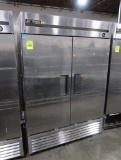 True 2-door stainless refrigerator