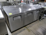True work top refrigerator, 3-door