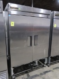 True 2-door stainless refrigerator