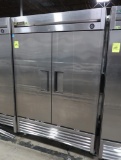 True 2-door stainless refrigerator