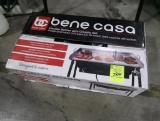 Bene Casa double burner w/ griddle set, in box