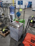 hot oil transport container w/ pump, looks new