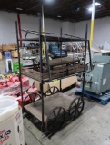 wagon decorative merchandising stand