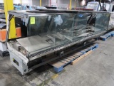 Hussmann vertical glass multideck service deli case, 12' case, new