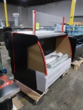 Southern Case Arts sushi case w/ prep area, 4' case, new