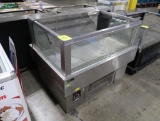Coyod refrigerated showcase w/ 3) glass sides