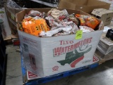 crate of charcoal briquets