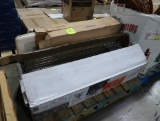 pallet of wire shelves & 2) Koala baby changing tables