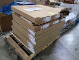 pallet of Metro wire shelves