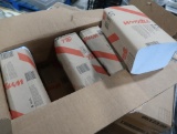pallet of Wypall windshield tissues