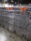 4-tier wire stocking carts