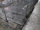 wire shelving stocking carts