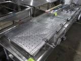 assorted stainless parts- everything on top of equipment stand
