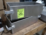 aluminum storage bin for stocking carts