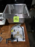 new sink w/ faucet
