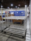 aluminum cooler racks, on casters