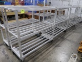aluminum cooler racks, on casters