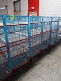 4-tier wire stocking carts