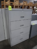 lateral file cabinet, 4-drawer
