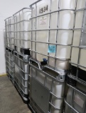 plastic containers in steel cages