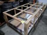 crate of stainless countertops