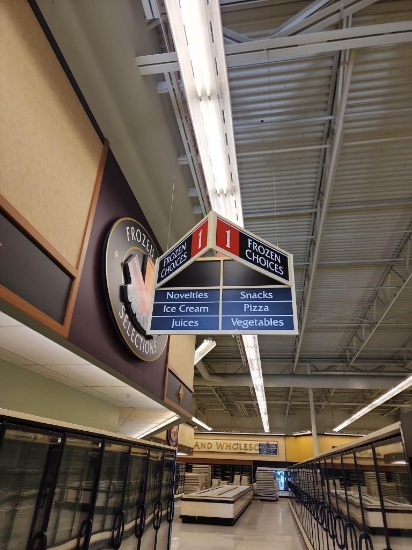 Aisle Markers And All Non-Branded Wall Signage