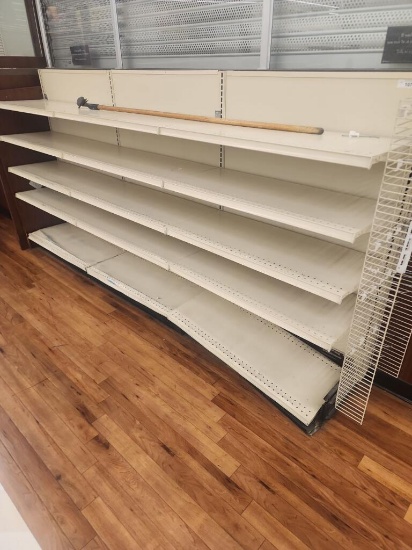 9ft Of Lozier Wall Shelving In Front Of Pharmacy