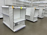 Wooden Double Sided Shelving Unit