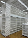 5 Sections Of Grid Rack Shelving