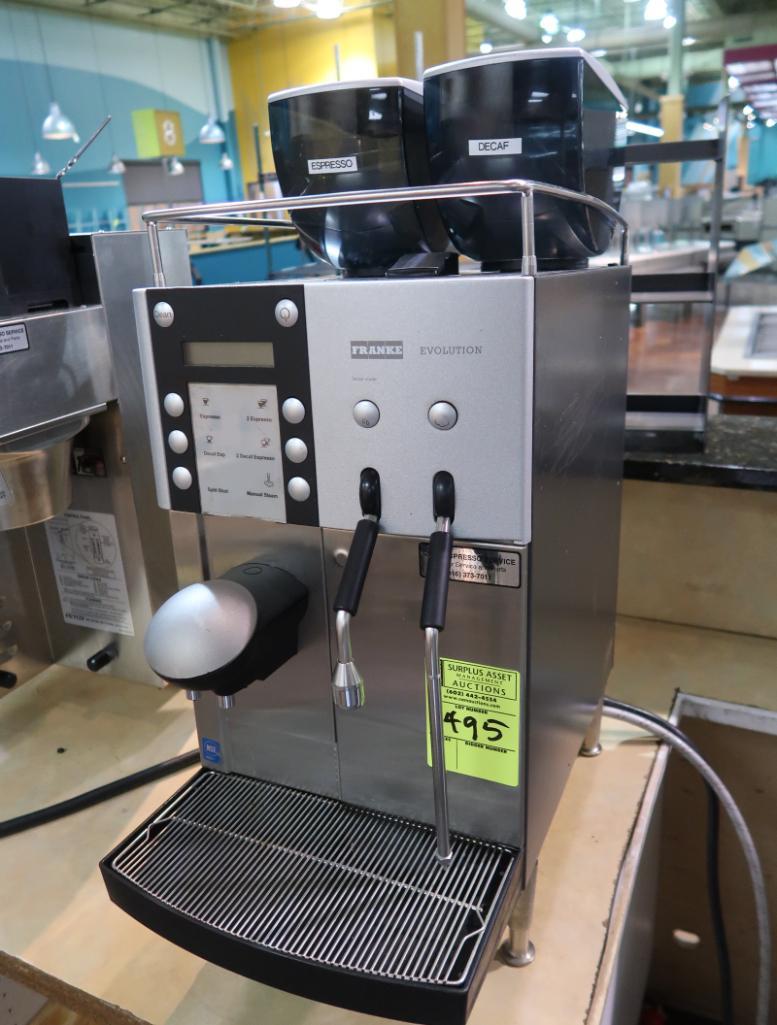 Franke Evolution espresso machine Proxibid