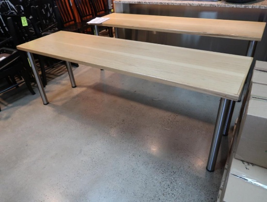 table w/ oak surface