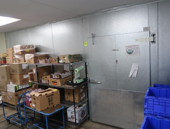 walk-in cooler, includes door & coil
