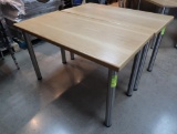 table w/ oak surface