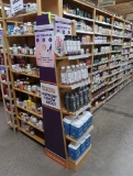 angled wooden merchandiser
