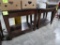 wooden side tables